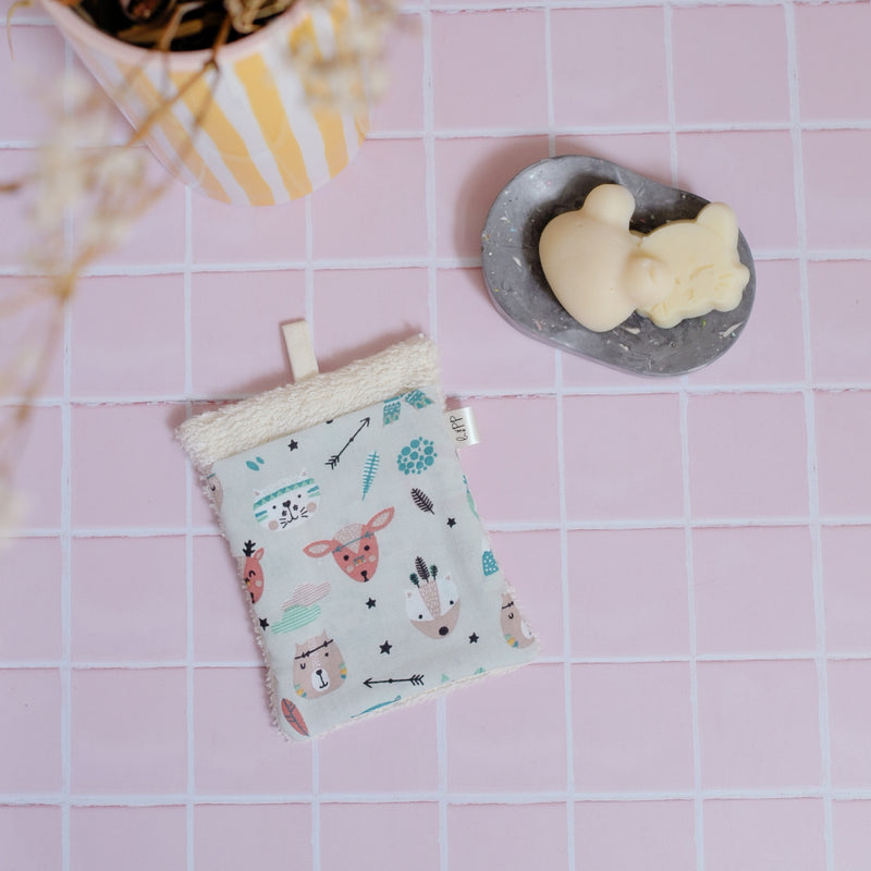Gant d'apprentissage Lou - motif Wapi