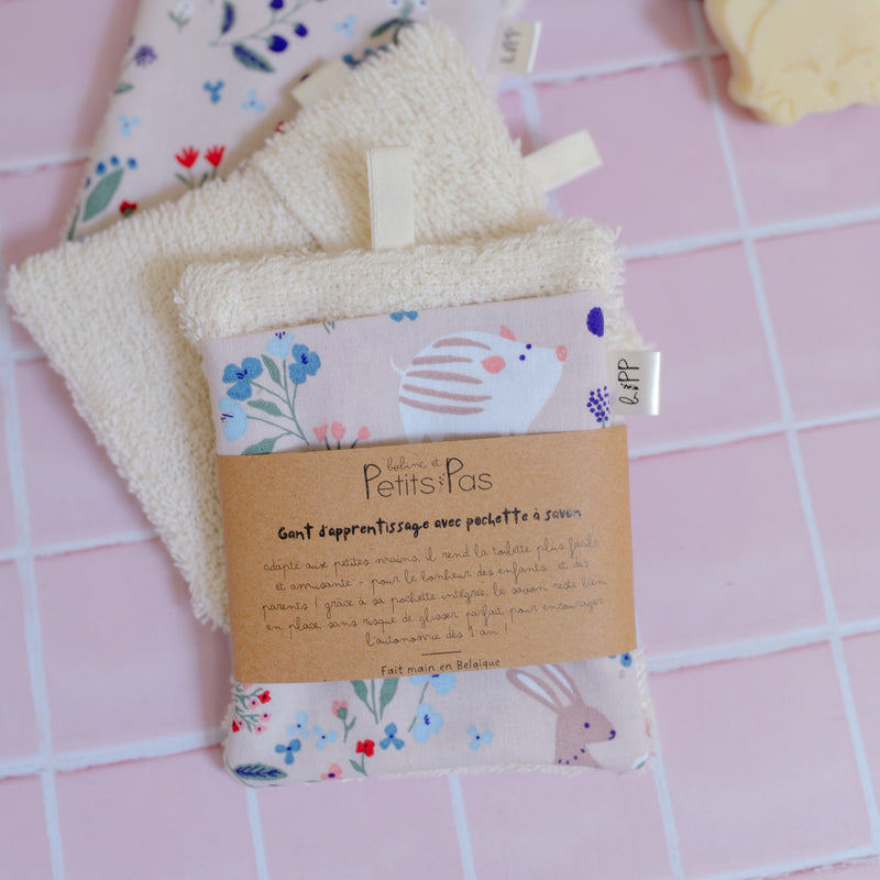 Gant d'apprentissage Lou - motif Roma