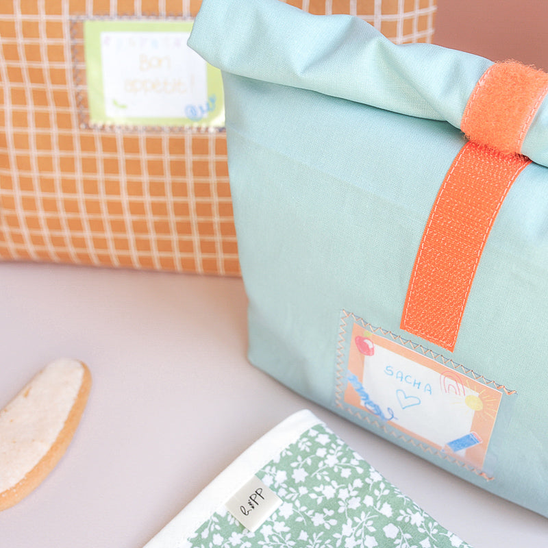 Sac repas Eco Millie - imprimé carreaux