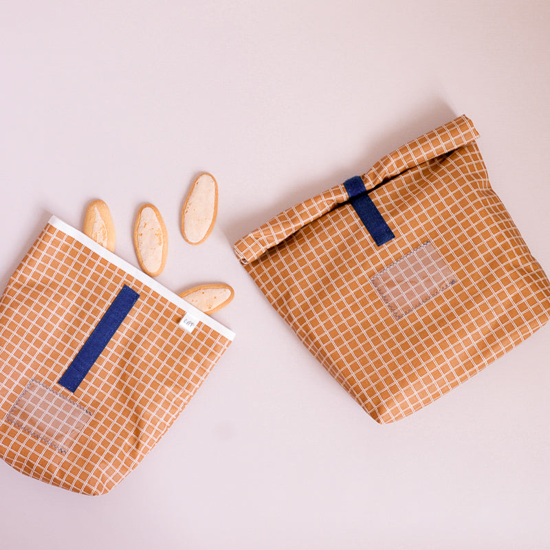 Sac repas Eco Millie - imprimé carreaux