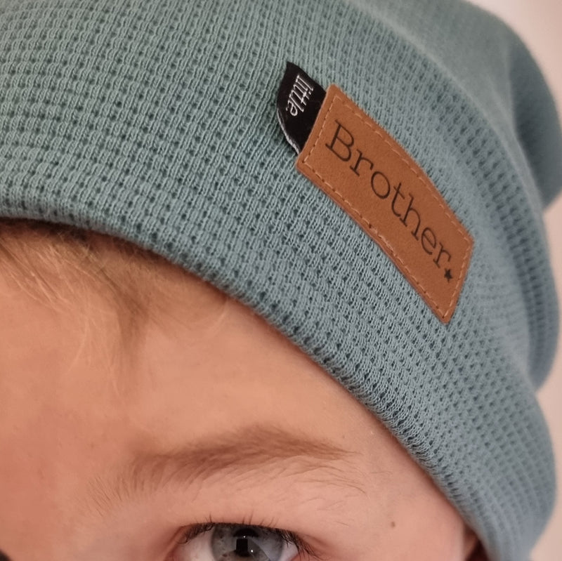 Bonnet slouchy "Sister" – personnalisable Little/Middle/Big