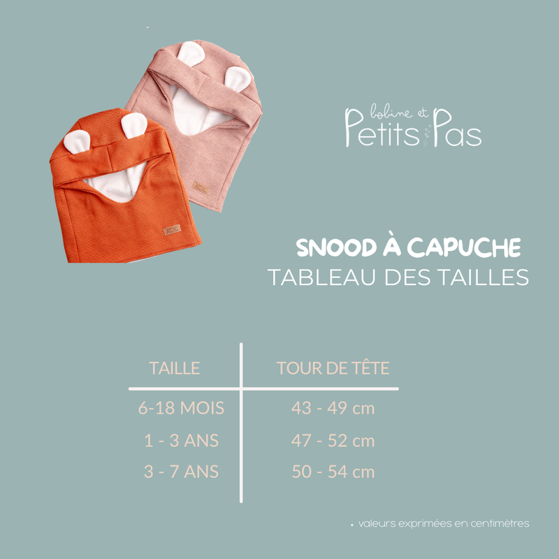 Snood à capuche Caphood - Coloris au choix