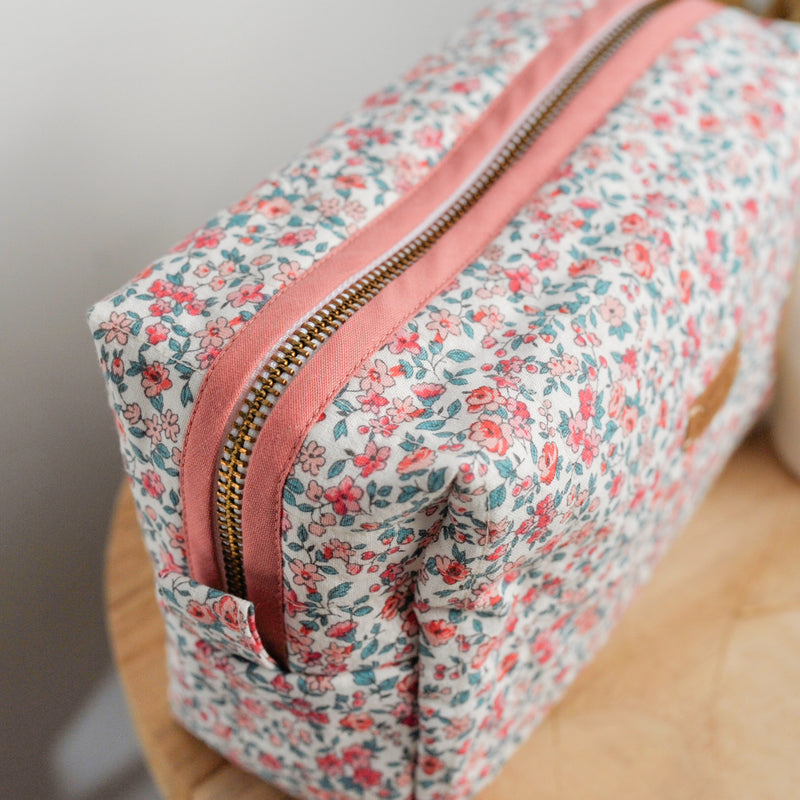 Trousse de toilette imprimé Agatha – pièce unique