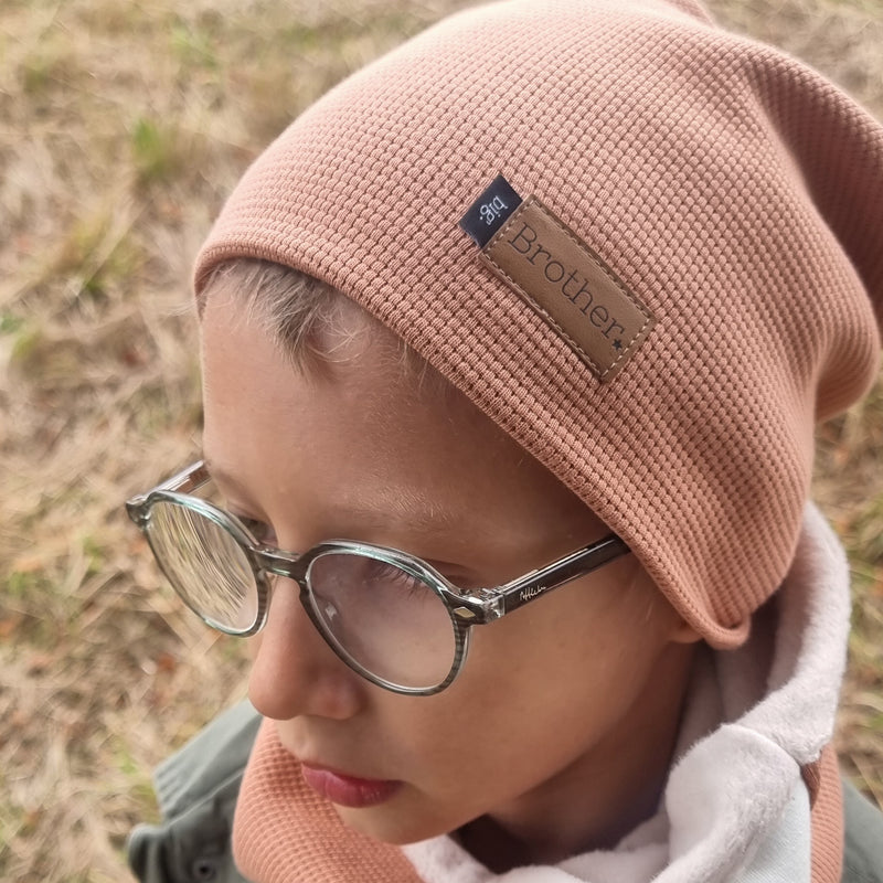 Bonnet slouchy "Sister" – personnalisable Little/Middle/Big